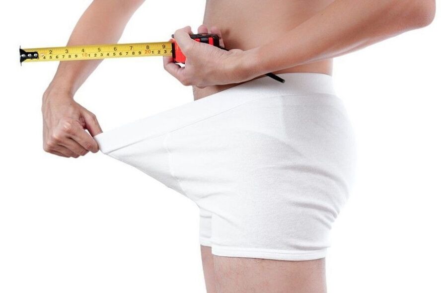 პენისის გაზომვა გადიდების ვარჯიშამდე